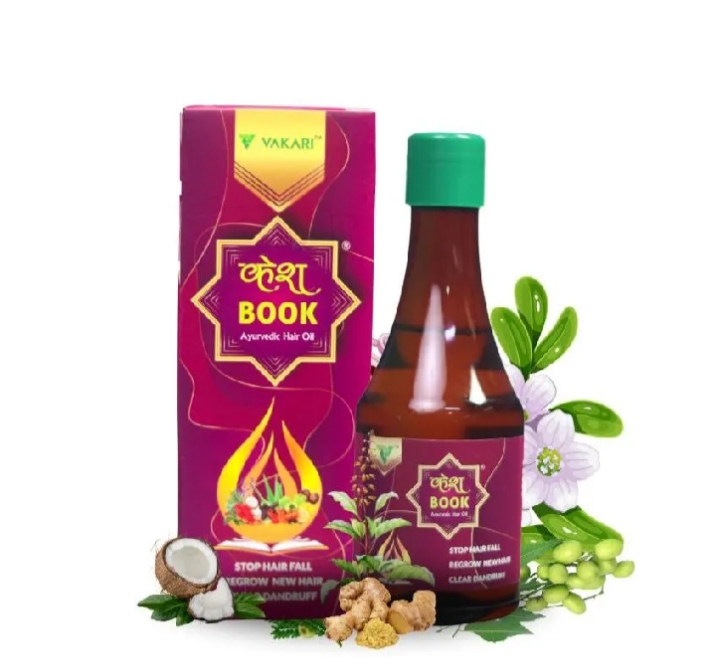 Vakari Kesh Book Ayurvedic Hair Oil | Stop Hair Fall, Regrow New Hair ...
