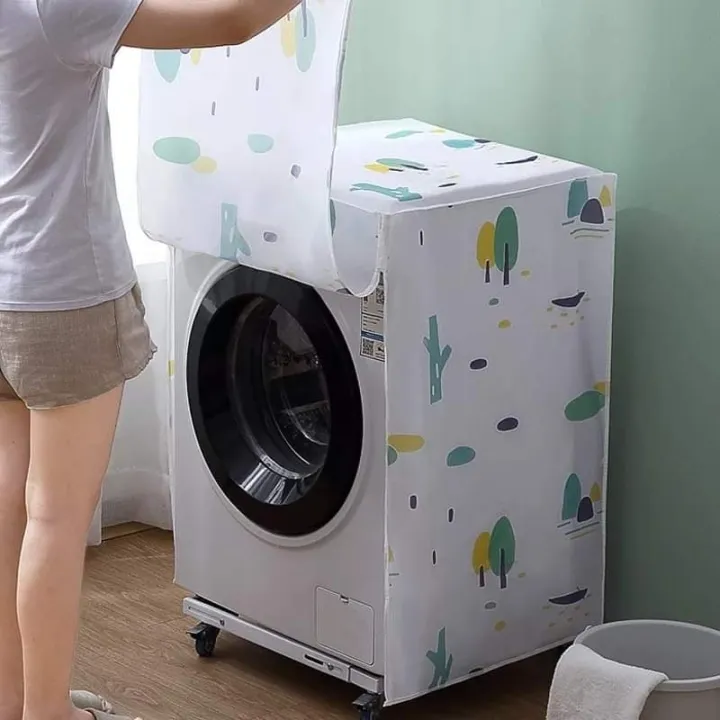New Premium Automatic Front Load Washing Machine Dust Cover with Cute ...