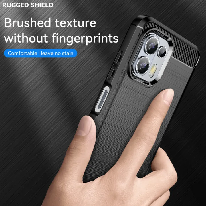 For Motorola Moto Edge 20 Lite / Fusion Case - Carbon Autofocus Back ...