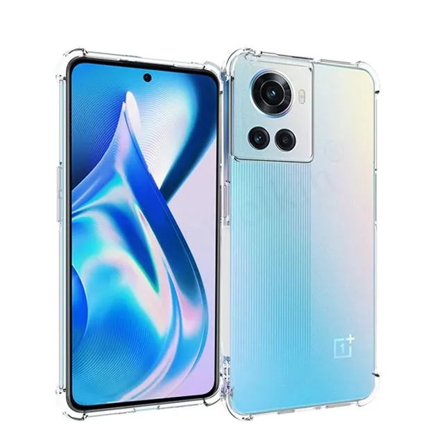 OnePlus Ace / 10R - Transparent Silicone Clear Soft TPU Ultra Thin Slim ...