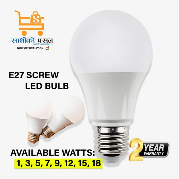 5w Wega LED Bulb E27 Screw Pin110 220V Light Bulb 5W Lamp Led E27 White ...