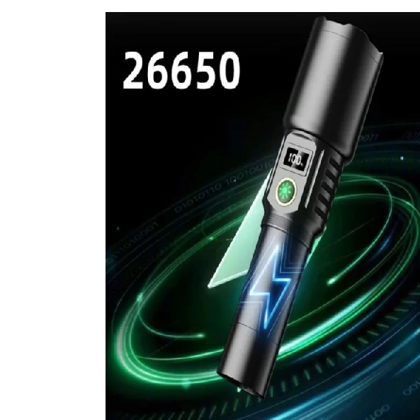 Indicator Display App Ruilang P90 SX508 Multi Functional Waterproof Telescopic Flashlight ...