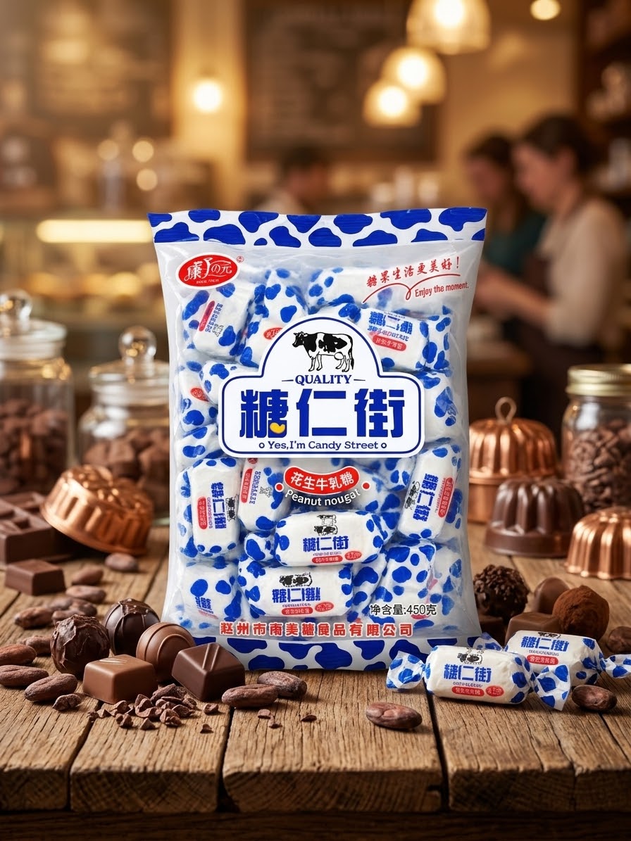 Yes, I’m Candy Street Milky Peanut Nougat Bar Chocolate 450 Gm | Chewy ...